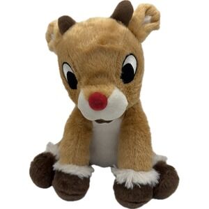 Kohl's Cares Rudolph The Red Nose Reindeer 8" Plush Stuffed Animal Christmas EUC